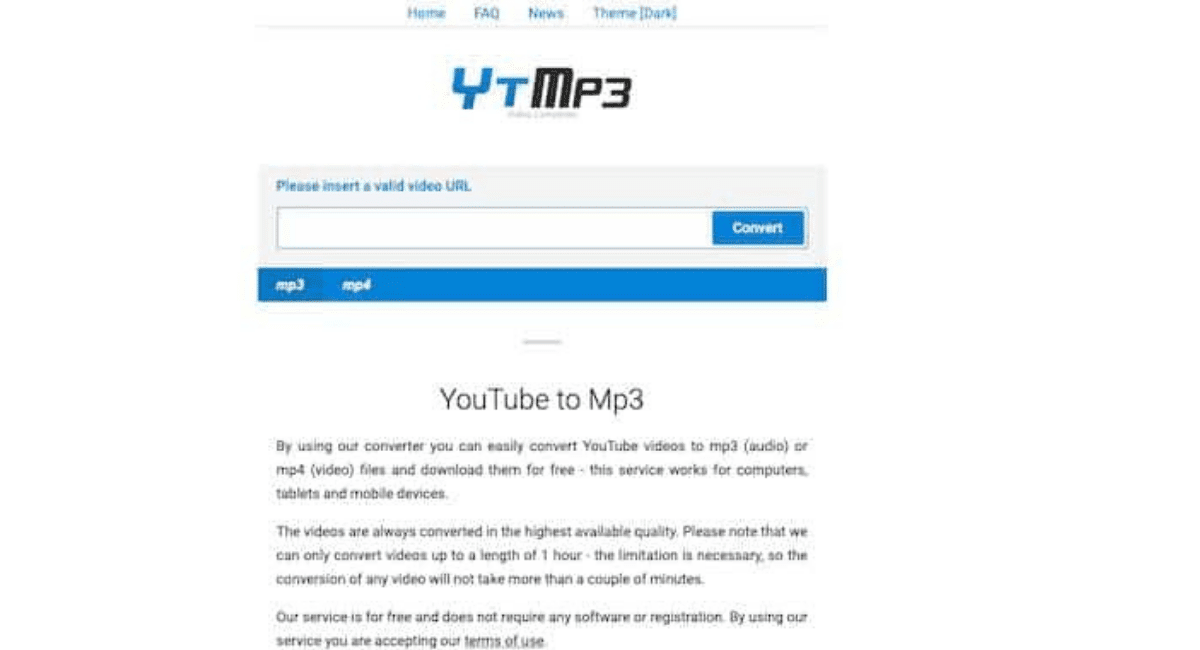Convert youtube to mp3